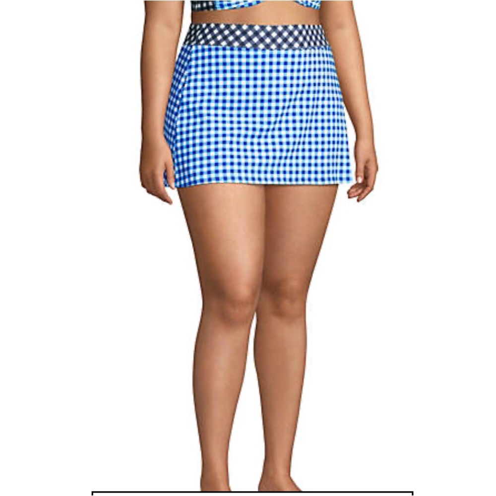NWT Draper James x Lands' End Women's Swim Skirt Swim Bottoms with Pocket - Picture 5 of 8